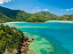 Bay at whitsunday island