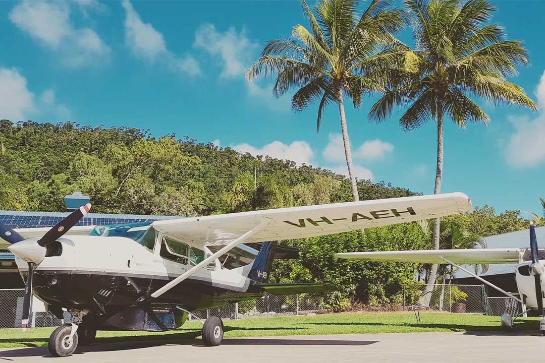 Scenic planes at whitsunday airport