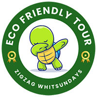 Eco friendly tour logo for zigzag whitsundays Eco friendly tour logo for zigzag whitsundays