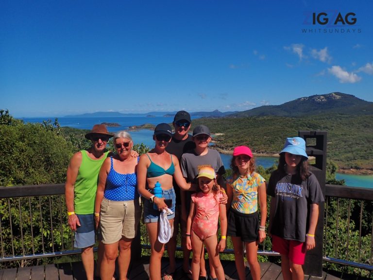 Family at south whitehaven lookout
