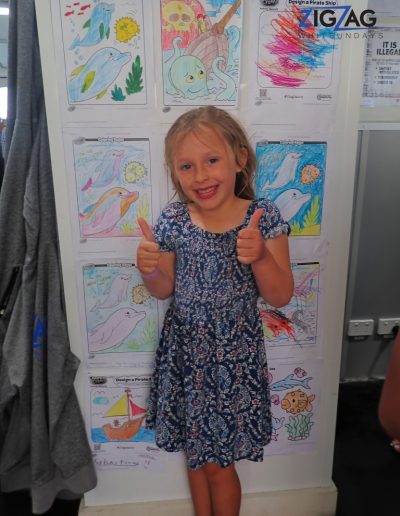 Colouring in competition for prizes on super flyer